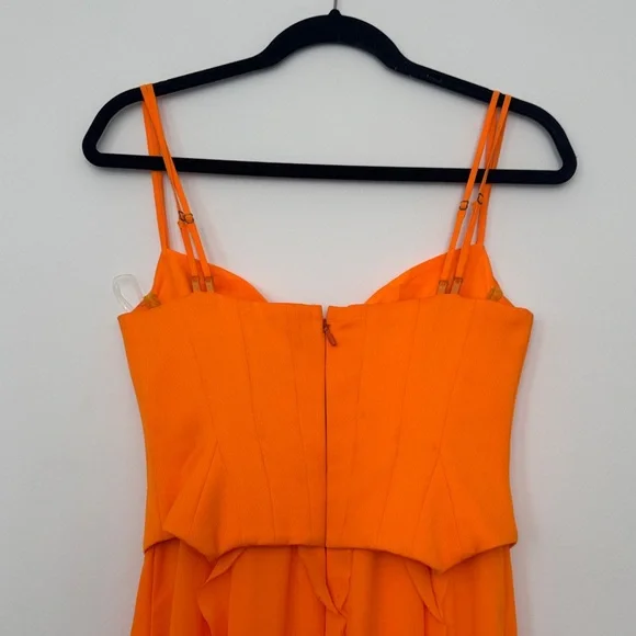 Oh Polly Corset Frill Skirt Maxi Dress - Picture 5 of 7